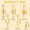 12Pcs Magnetic Necklace Clasps and Closures, Locking Magnetic Jewelry Clasps, Magnetic Necklace Extender, Necklace Clasp Helper for Necklaces, Bracelets and Jewelry